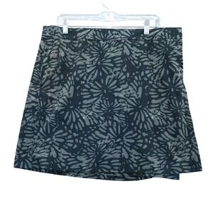 Rip Skirt Wrap Skirt Floral Print‎ Hook&Loop Waist Sz XL